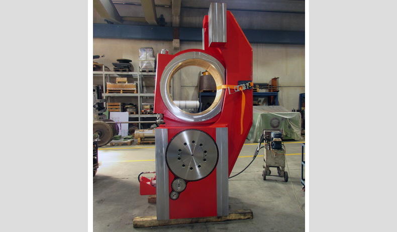 Slitta centrale pressa